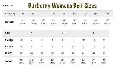 burberry belt womens|burberry women's belt size chart.